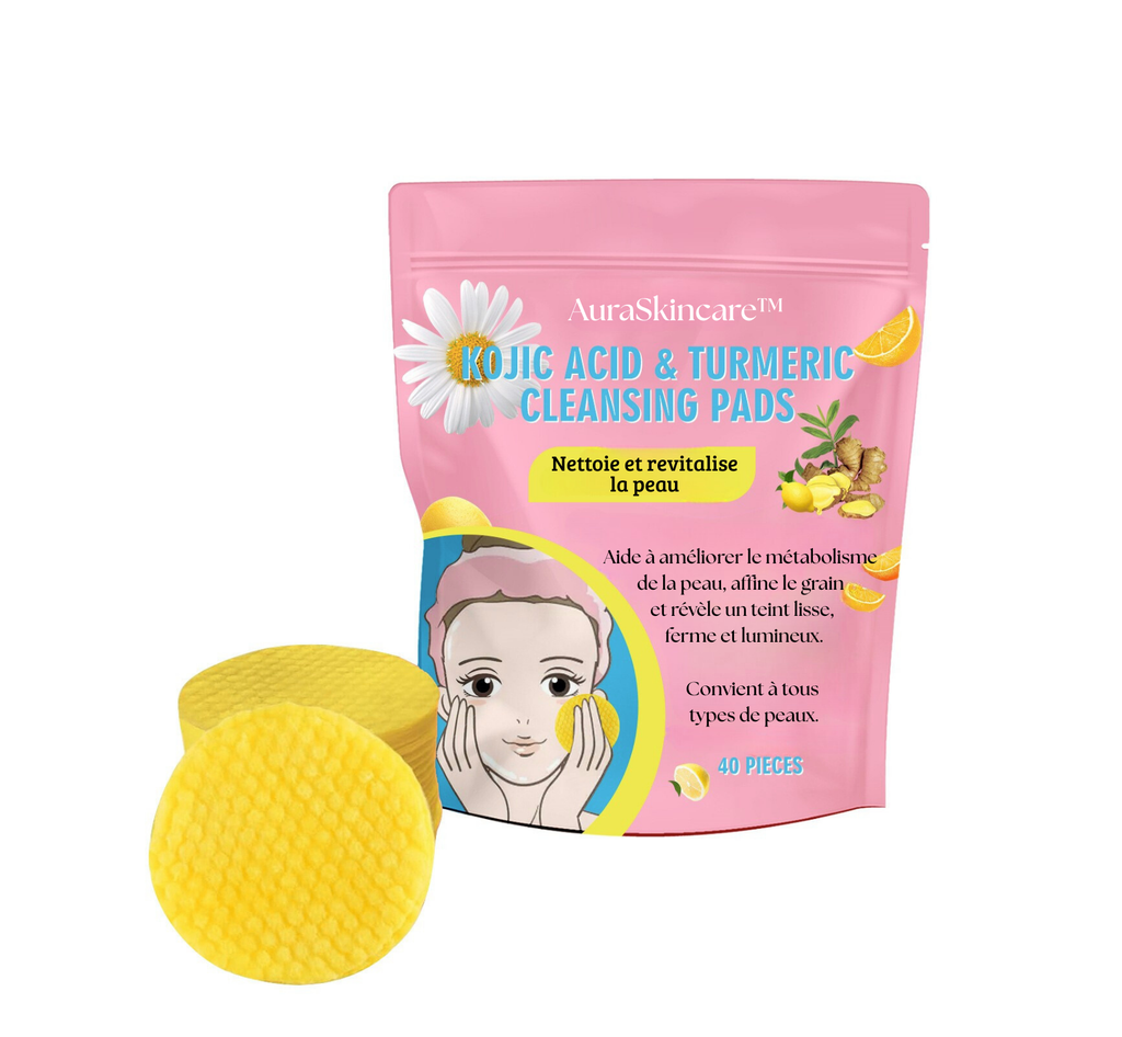 Tampons exfoliants (Curcuma et acide kojic)