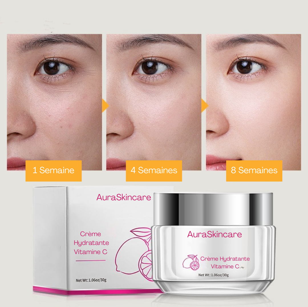 Crème hydratante soin de la peau à la vitamine C